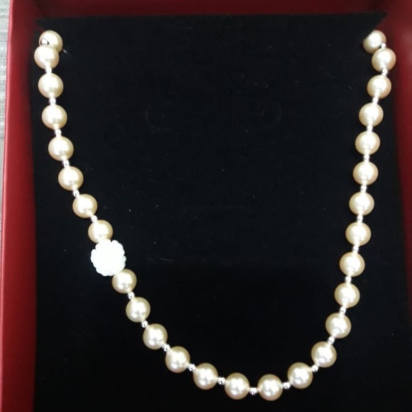 NWT stunning necklace gold plated 10 thousands - Picture 6 of 6